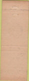 Matchbook Cover - Matchbook Cover Elks Club Bladensburg MD