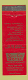 Matchbook Cover - Queen City Motel Chillicothe MO