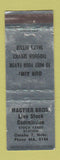 Matchbook Cover - Mactier Bros Livestock Commission Omaha NE WEAR