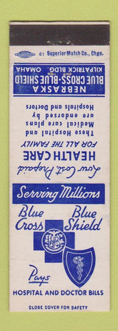 Matchbook Cover - Blue Cross Blue Shield Health Omaha NE