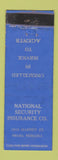 Matchbook Cover - National Security Insurance Omaha NE WEAR