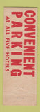 Matchbook Cover - Woodward Carpenter Hotels Omaha NE