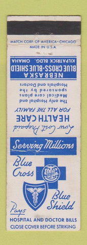 Matchbook Cover - Blue Cross Blue Shield Health Omaha NE
