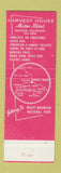 Matchbook Cover - Harvest House Boulder Colorado