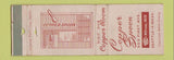 Matchbook Cover - Copper Spoon Seattle WA WORN
