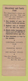 Matchbook Cover - Lynchburg Foundry Credit Union Lynchburg VA