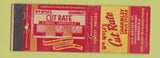 Matchbook Cover - Wolf's Cut Rate Drug Newark NJ WEAR