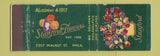 Matchbook Cover - Stanford Flowers Philadelphia PA WEAR