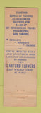 Matchbook Cover - Stanford Flowers Philadelphia PA WEAR