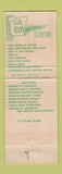 Matchbook Cover - University Inn East Lansing MI