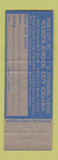 Matchbook Cover - Webb's City Drug Store St Petersburg FL