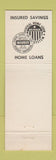 Matchbook Cover - Independence Savings and Loan Independence MO
