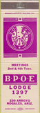 Matchbook Cover - Matchbook Cover Elks Club Nogales AZ