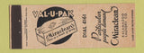 Matchbook Cover - Miraclean cleaner Kalamazoo MI Laundry