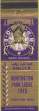 Matchbook Cover - Matchbook Cover Elks Club Huntington Park CA