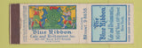Matchbook Cover - The Blue Ribbon New York City Lion Canada 1929 restaurant