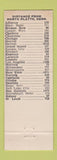 Matchbook Cover - Oscar's Cafes Greyhound Bus Depot North Platte NE WEAR