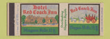 Matchbook Cover - Hotel Red Coach Inn Niagara Falls NY