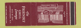 Matchbook Cover - Friendly Grill Lounge Jamestown NY