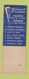 Matchbook Cover - Investors Savings and Loan Pasadena Glendora CA