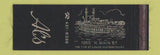 Matchbook Cover - Al's Restaurant St Louis MO