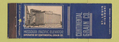 Matchbook Cover - Continental Grain St Louis MO