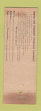 Matchbook Cover - Maitland Weeks Insurance Concord NH DD Bean