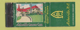 Matchbook Cover - Asheville Country Club NC WORN