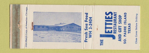 Matchbook Cover - Jetties Restaurant South Padre Island TX WEAR