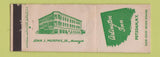 Matchbook Cover - Arlington Inn Potsdam NY WEAR