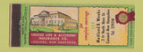 Matchbook Cover - Maitland Weeks Insurance Concord NH DD Bean