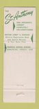 Matchbook Cover - St Anthony Hotel San Antonio TX
