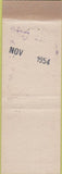Matchbook Cover - Matchbook Cover Elks Club Rushville IN wear