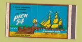 Matchbook Cover - Pier 54 Papa Quong's 30 Strike