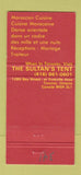 Matchbook Cover - Menara Montreal QC belly dancers girlie 30 Strike