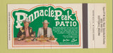 Matchbook Cover - Pinnacle Peak Patio Scottsdale AZ 30 Strike