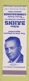 Matchbook Cover - Arthur Bahns County Commissioner Election Greene OH SAMPLE
