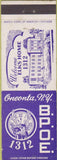 Matchbook Cover - Matchbook Cover Elks Club Oneonta NY