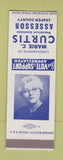 Matchbook Cover - Marie C Curtis Assessor Jasper County election MO SAMPLE