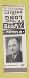 Matchbook Cover - EP Doggie Long Sheriff 1952 SAMPLE