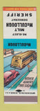 Matchbook Cover - Milt McCullough Sheriff Election SAMPLE