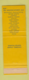 Matchbook Cover - Norvell Wilder Supply Oil Well Beaumont TX Baton Rouge