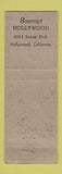 Matchbook Cover - Blue Parrot Patio Oak Park IL Chicago Denver