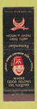 Matchbook Cover - Zembo Shriners Club Lunch WEAR Model Cleaners
