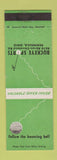Matchbook Cover - Buckeye Sports Peninsula OH golf