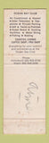 Matchbook Cover - Ocean Bay Club Yacht Tennis Hollywood FL