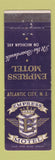 Matchbook Cover - Empress Motel Atlantic City NJ