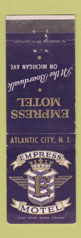 Matchbook Cover - Empress Motel Atlantic City NJ