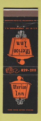 Matchbook Cover - Merion Inn Cinnaminson NJ