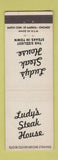 Matchbook Cover - Ludy's Steak House